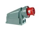 Plastic wall plug CEE 63A/400V, 3P+N+PE/6h, IP67