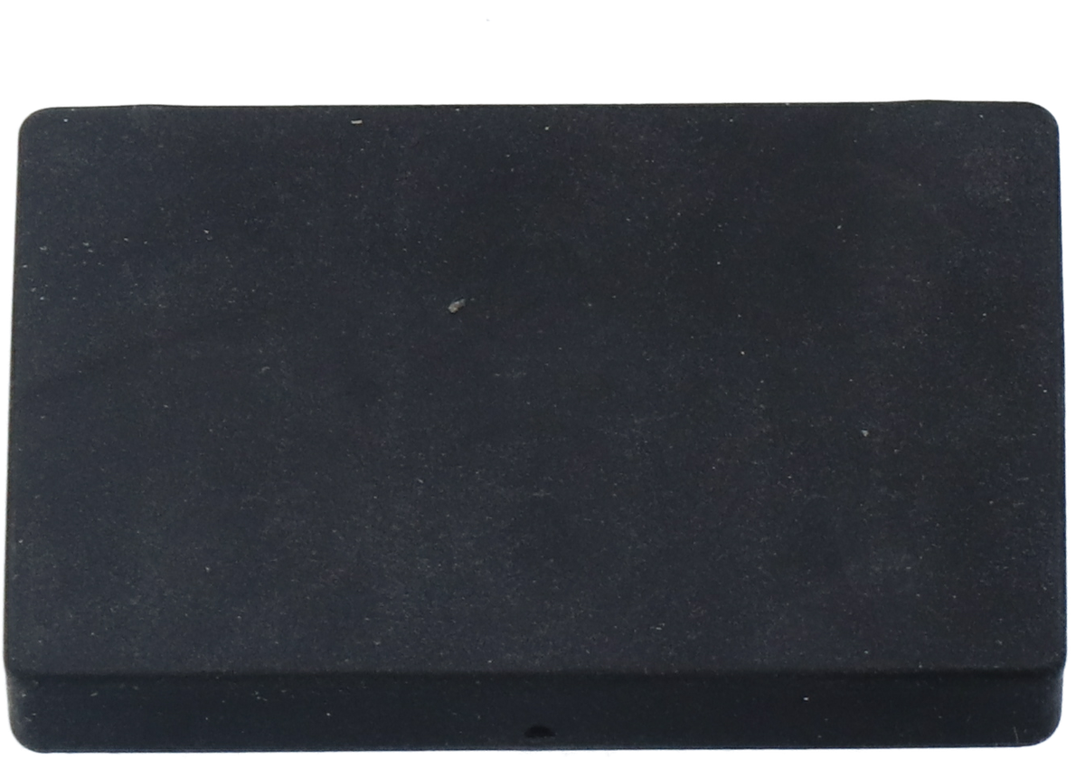 Magnetic clamp, rubberized, rectangular