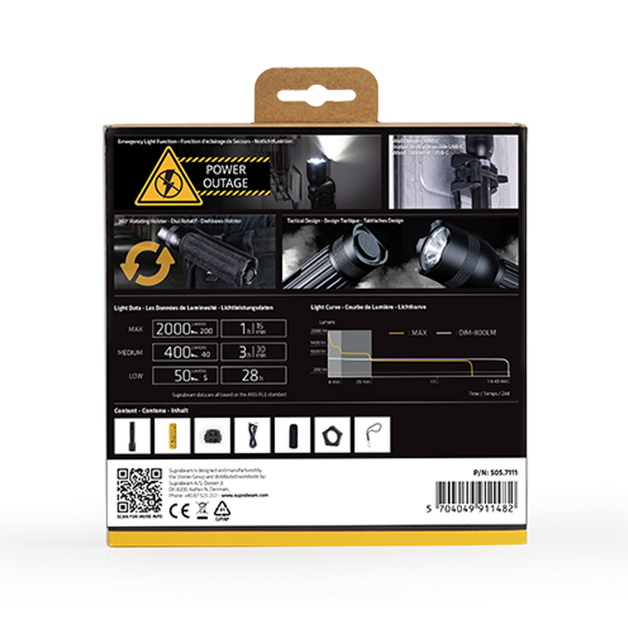 Torch light LED Suprabeam Q5xrs defend
