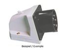 Plastic wall plug CEE 32A/500V, 3P+PE/7h, IP44