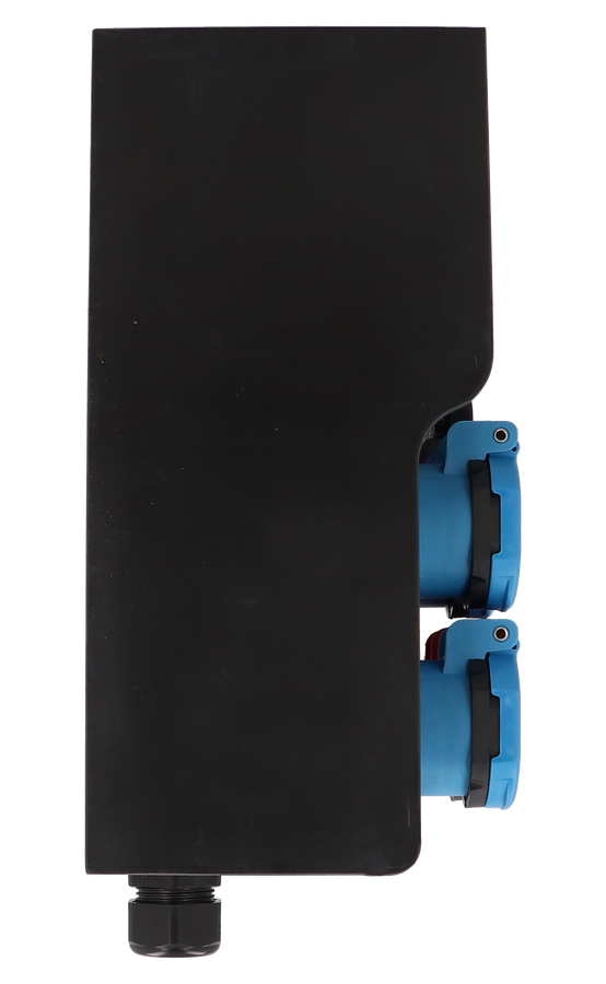 Hartgummiverteiler Typ 7200, schwarz