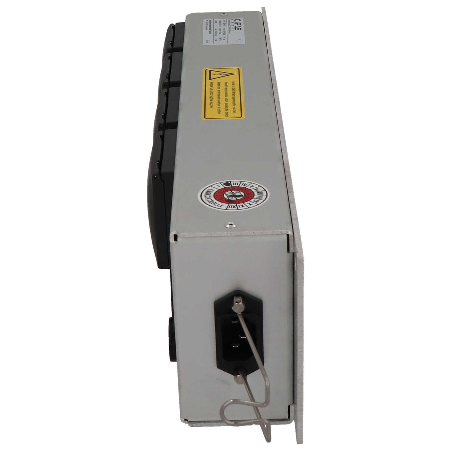 Spitalbox Aluminium, 4xT13(IP20 mit Klappdeckel), 5xPOAG,