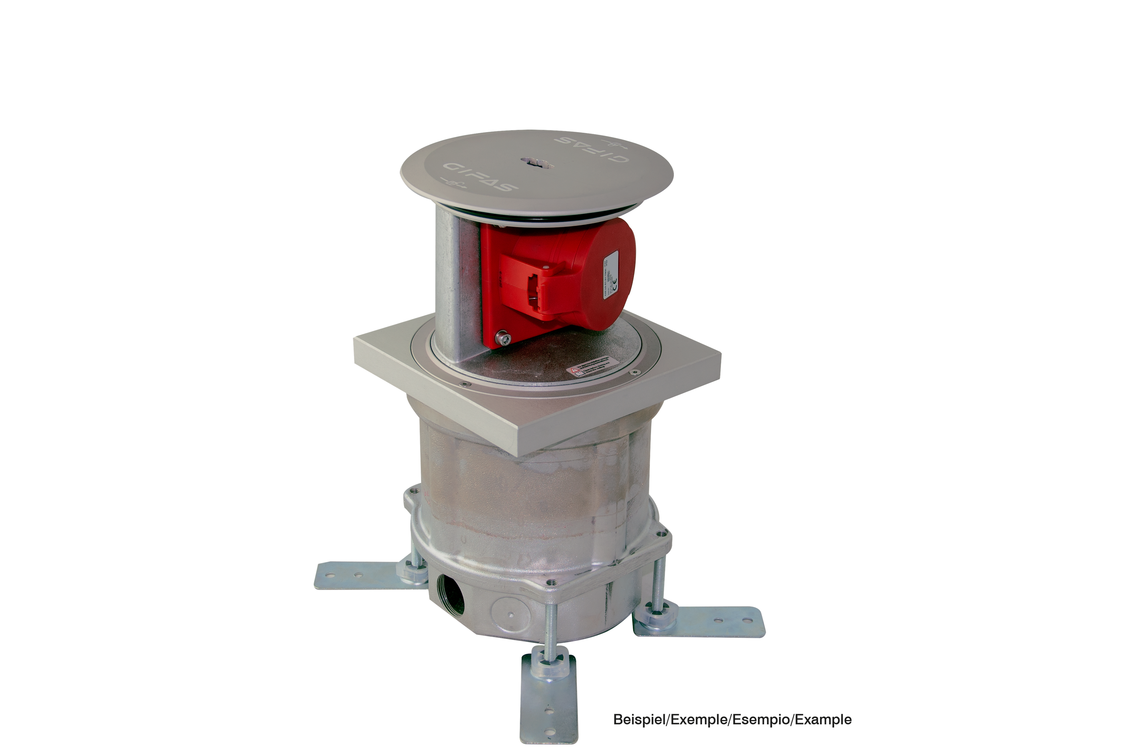 MASSO 4010 floor socket outlet, retracable