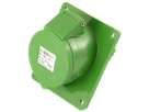 Built-in socket inclined CEE IP44