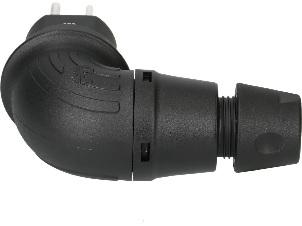 Right-angle plug type 15 IP55230-400V/10A/3P+N+PE black