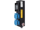 Small hard rubber distributor box type 1400, black