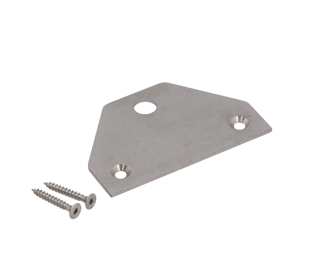 Mounting plate set V2A for distributor type 1400, incl. screws
