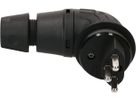Winkelstecker Typ 23 IP55230V/16A/P+N+PE schwarz