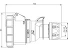 Presa in plastica CEE IP67