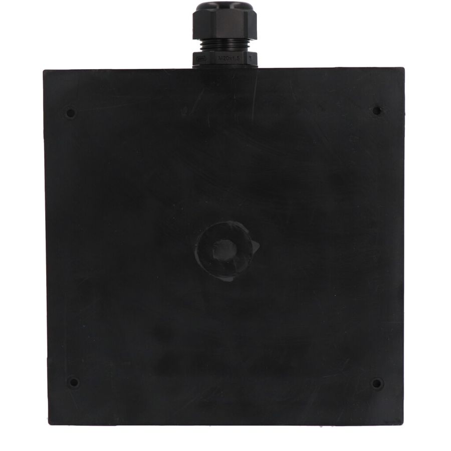 Small hard rubber distributor box type 1616, black