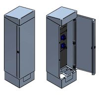 Energiesäule QUADRO M V2A geschliffen
