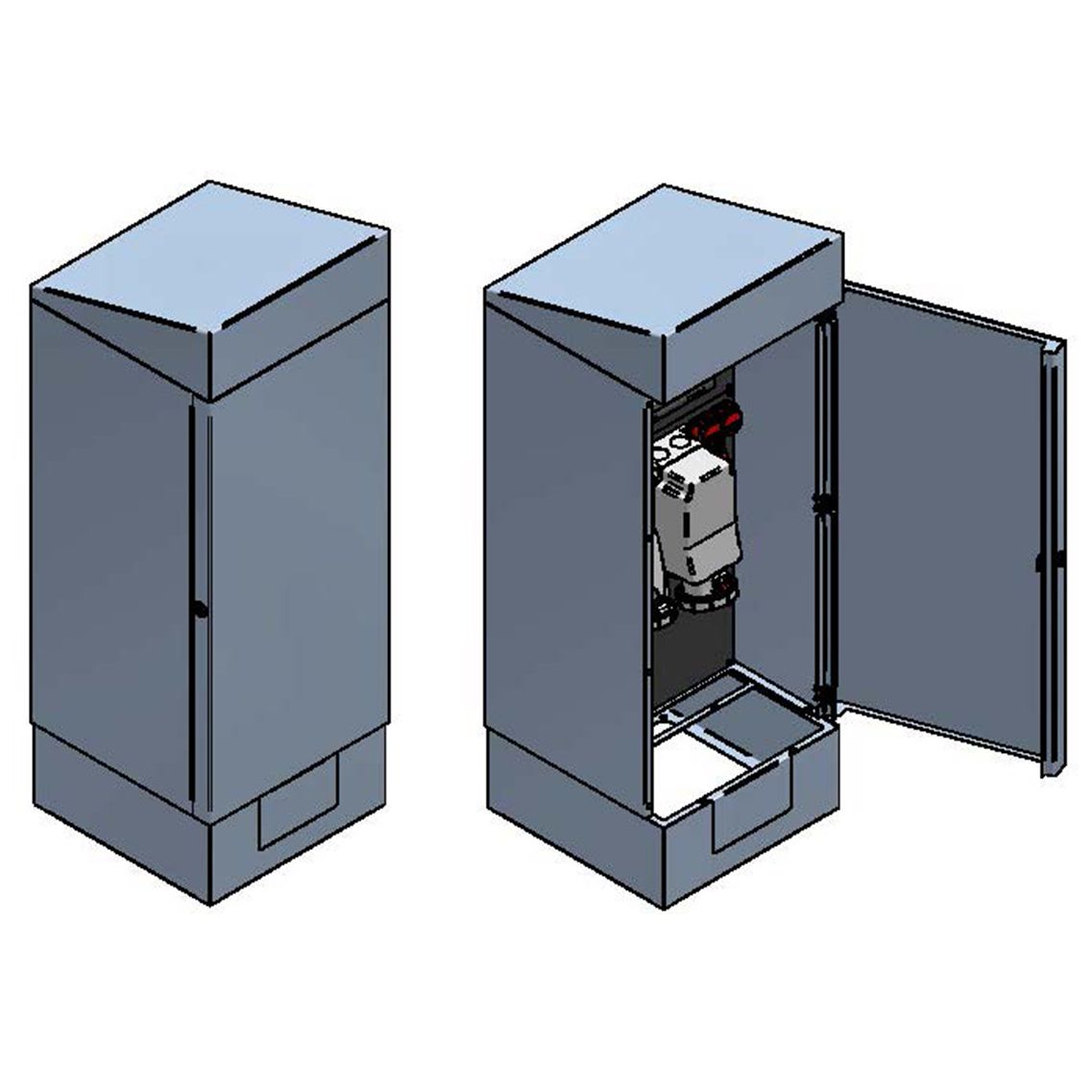 Power column QUADRO L V2A polished