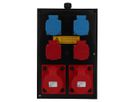 Quadro elettrico in gomma dura tipo 3020, nero