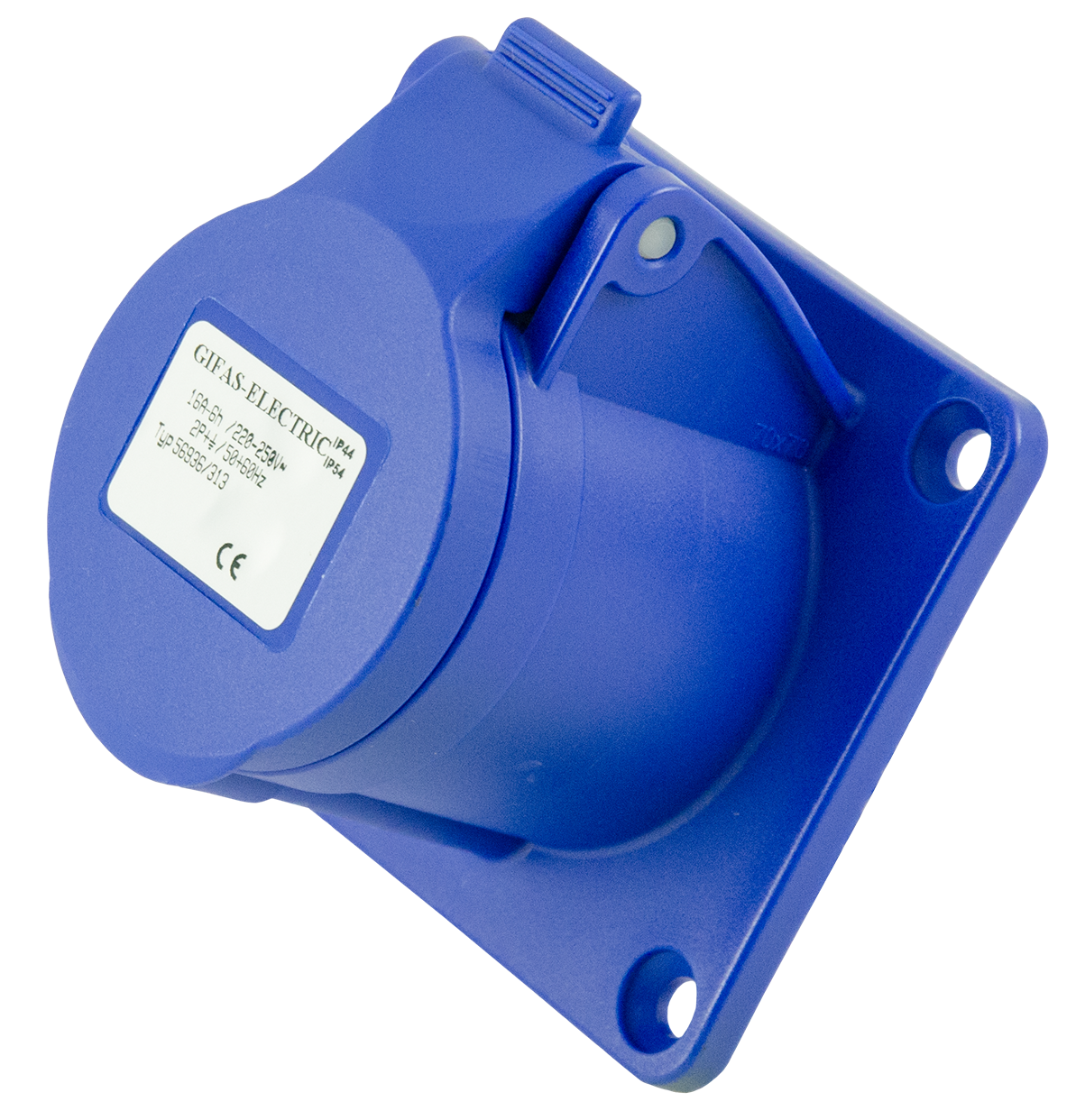 Einbausteckdose Kunststoff CEE IP44/IP54