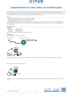 07 08 Spring-driven cable reels for charging electric vehicles