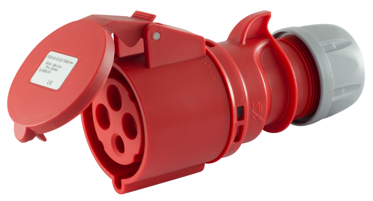 Presa in plastica CEE IP44/IP54