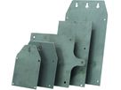 Plaque de montage inoxydable, V2A