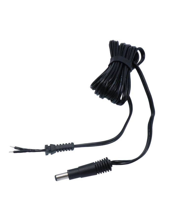 Charger connection cable with plug for