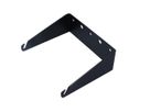 Wall mounting bracket, aluminium, black