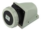 Presa da parete nera in plastica CEE IP67