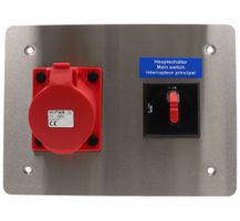 V2A plate 270x200x2mm equipped with