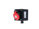 Solid rubber wall socket CEE
