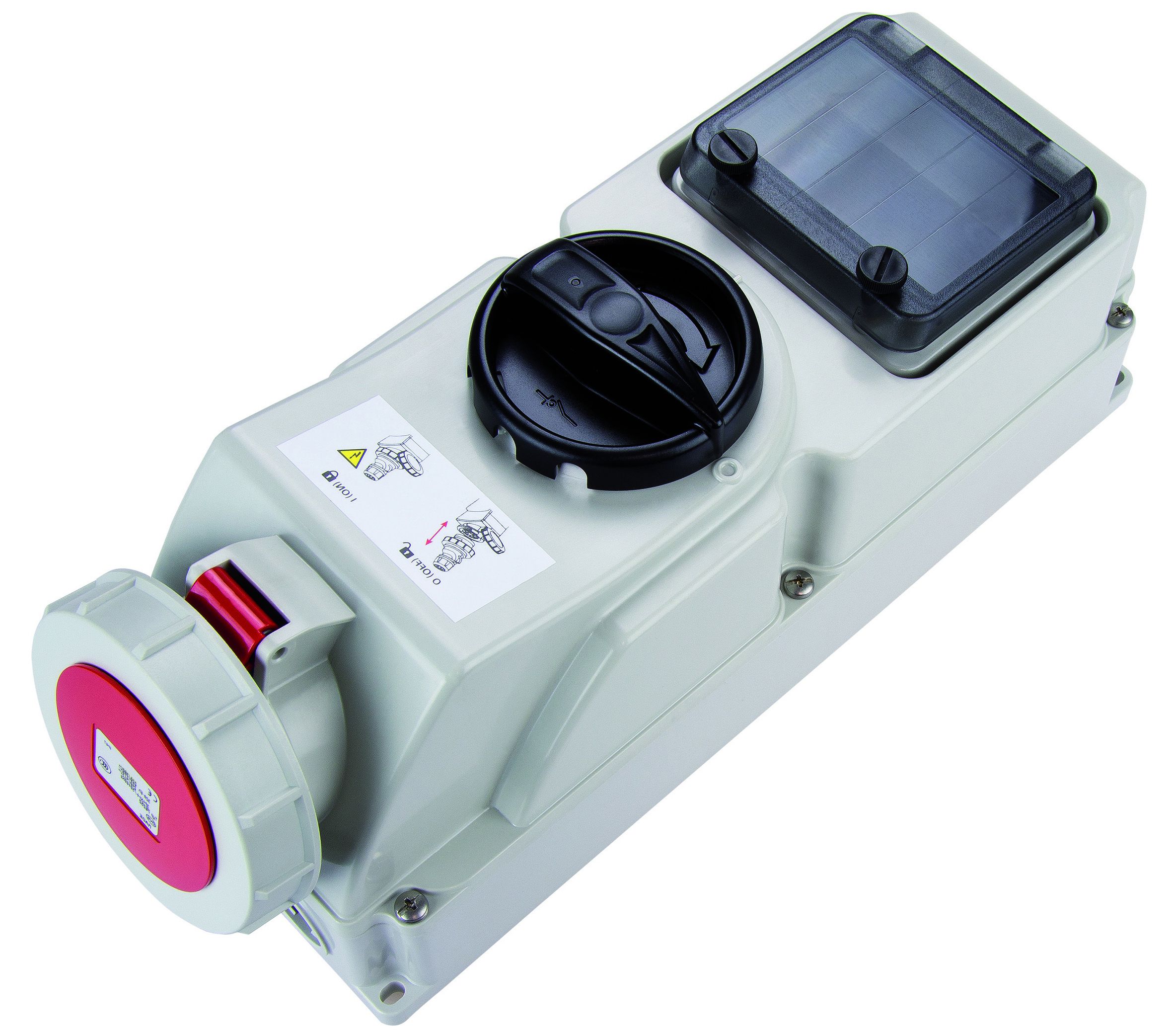 Presa da parete CEE 63A, 400V, 3P+N+PE, IP67,