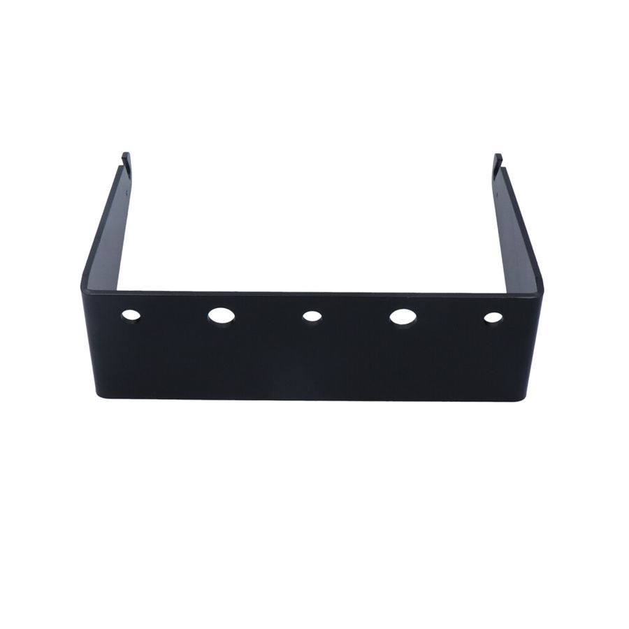 Wall mounting bracket, aluminium, black