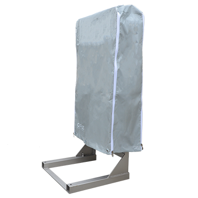 Abdeckhaube PVC grau, Grösse L