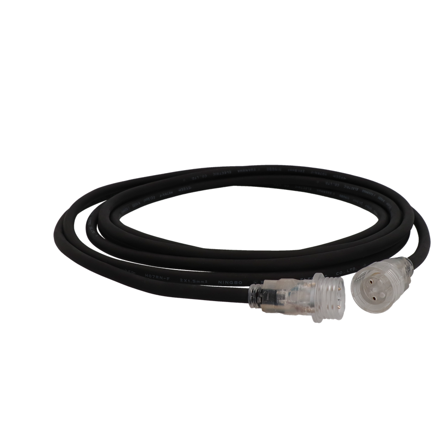 Extension cable 5m 2x1,5mm² H07RN-F for FlexLED