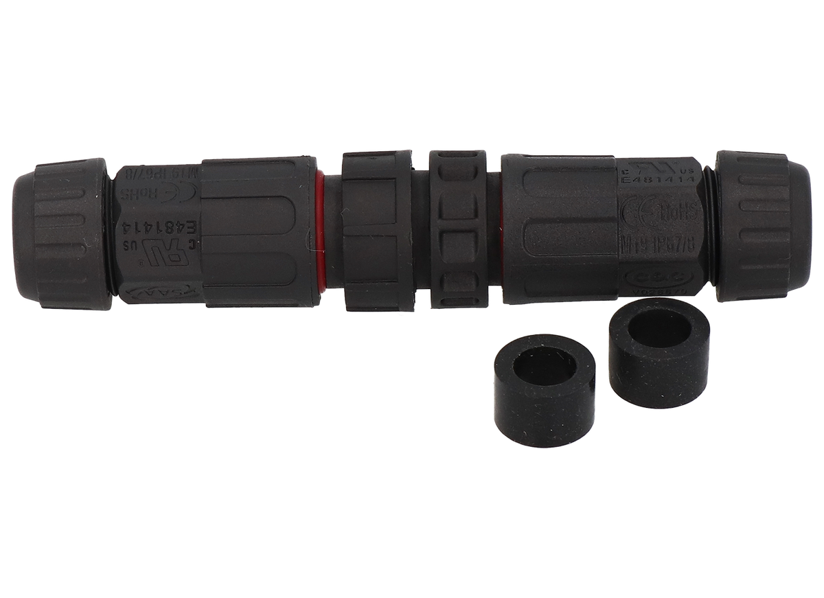 Verbinder M19 3P für Versorgung CraneLED