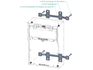 Kit de pattes de fixation pour support
