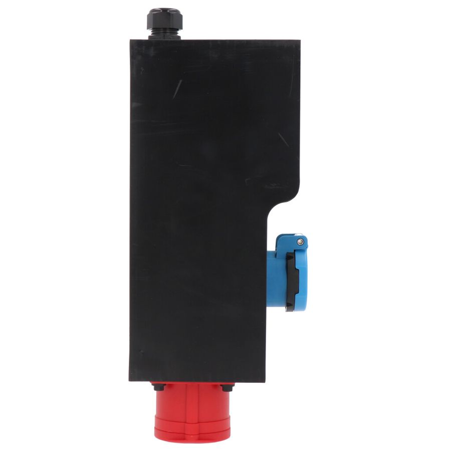 Small hard rubber distributor box type 2812, black