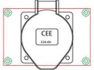 Umbauset J25 gerade auf CEE32/5 gerade -