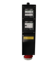 Hartgummiverteiler Typ 4512, schwarz