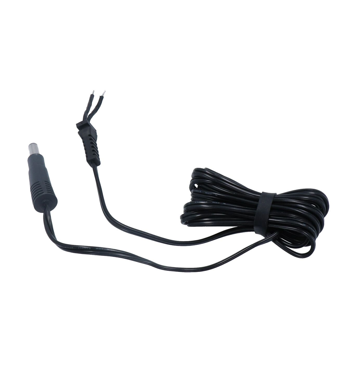 Charger connection cable with plug for