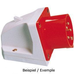 Spina da parete in plastica CEE IP44
