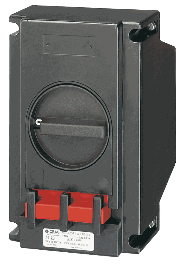 Ex-motor protecting switch, 255x140x150 mm,