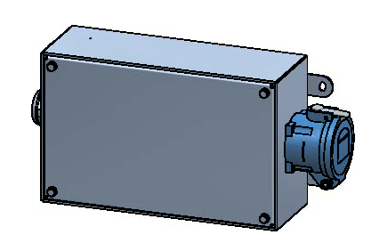Junction and connection box, fireproof