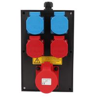Hartgummiverteiler Typ 2516, schwarz