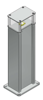 Energiesäule ES-LED 160, Aluminium eloxiert,