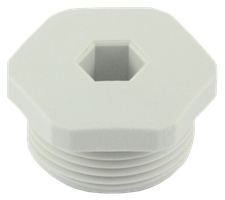vis de fermeture grise pour M25x1,5