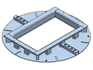 Campetto 4 V2A 7800/2 750x880x650 B125 Klappe, Gifasschloss