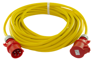 Verlängerungskabel PROFLEX, gelb RAL 1021