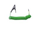 Single-pole heavy-duty stainless steel earthing clip,