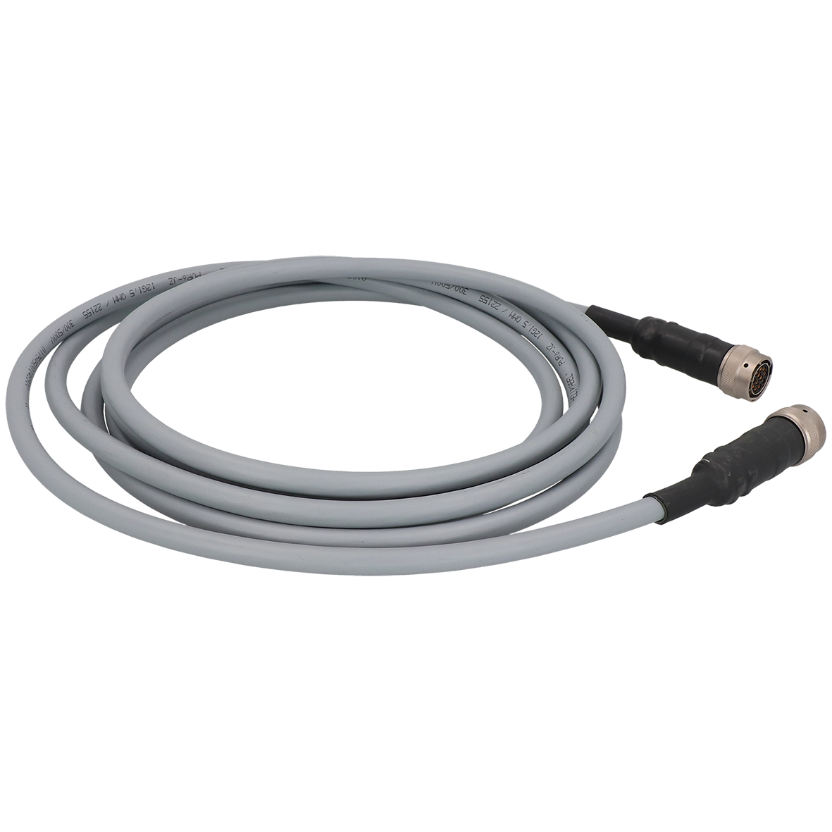 Connection cable with connector 12x1.5 mm² PUR,
