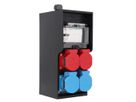 Small hard rubber distributor box type 2812, black
