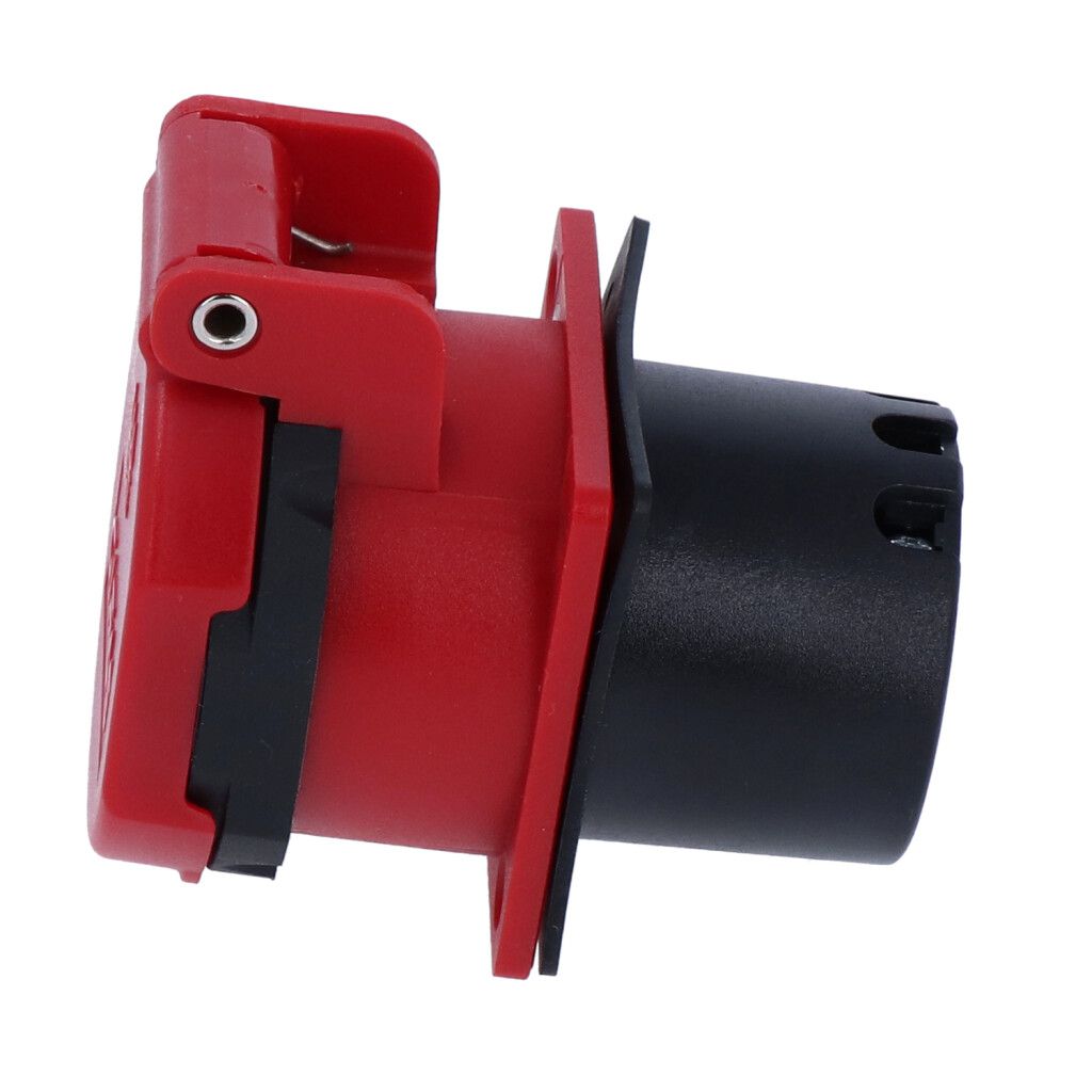 Einbausteckdose Typ 15 IP55 rot
