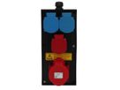 Small hard rubber distributor box type 2612, black