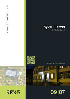 09 07 SpotLED 230 Projecteur